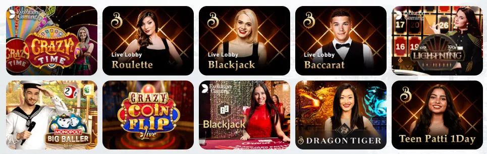 Jeux de casino en direct ROYAL VEGAS CASINO