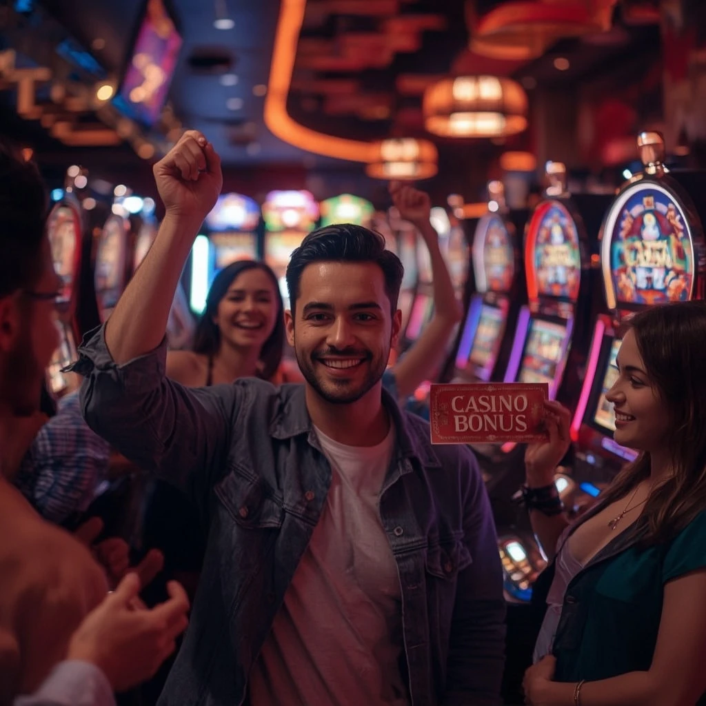 une personne tenant un bonus Royal Vegas Casino
